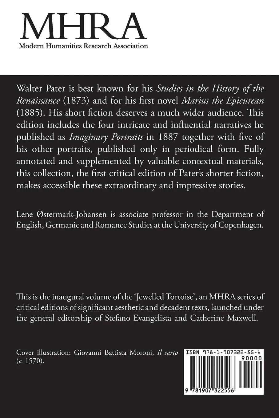 Rückseite: 9781907322556 | Imaginary Portraits | Walter Pater | Taschenbuch | Englisch | 2014