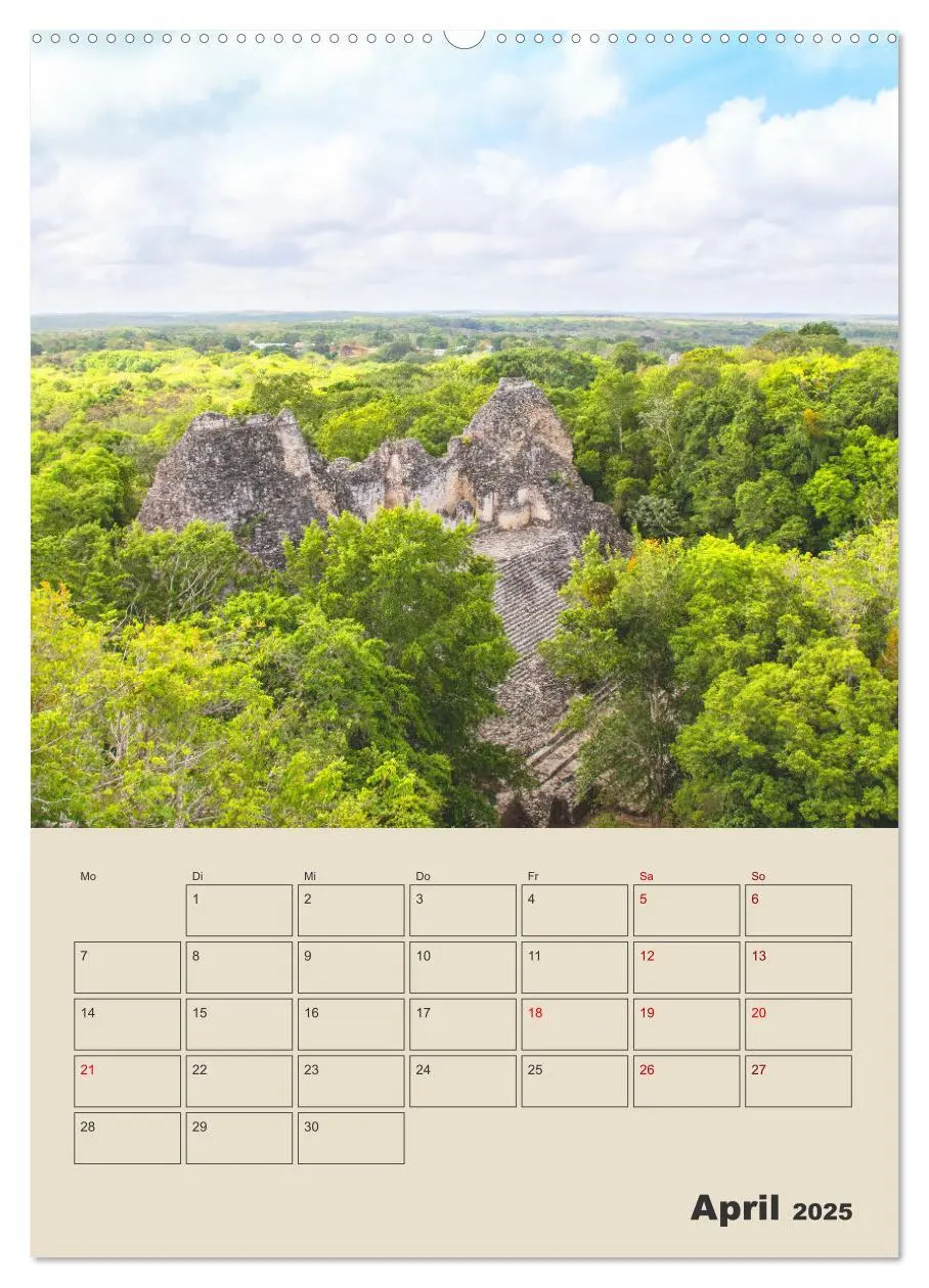 Bild: 9783435892556 | Mexiko Yucatán Terminplaner (hochwertiger Premium Wandkalender 2025...