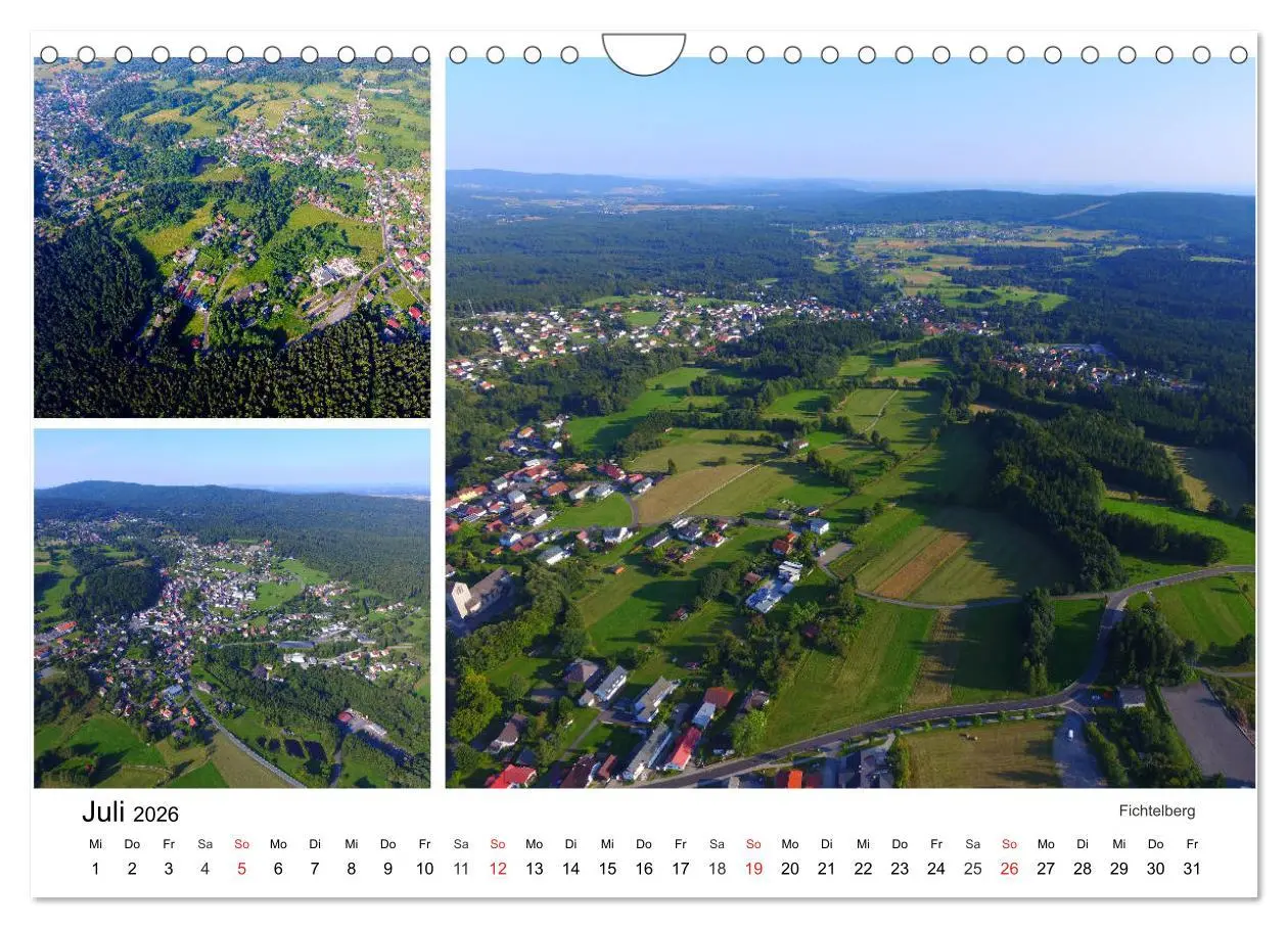 Bild: 9783457812556 | Luftaufnahmen rund um den Ochsenkopf (Wandkalender 2026 DIN A4...