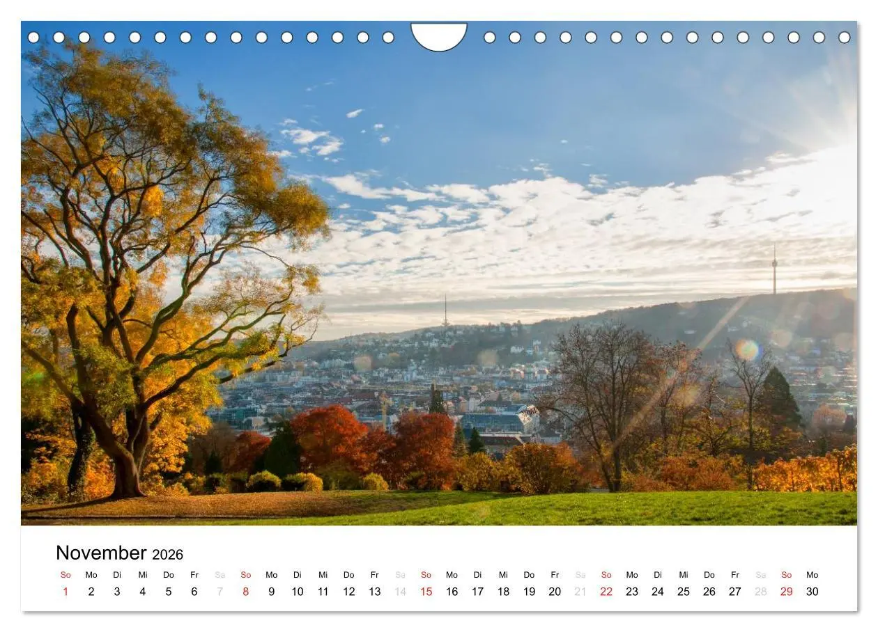 Bild: 9783457982556 | stadtansichten stuttgart (Wandkalender 2026 DIN A4 quer), CALVENDO...