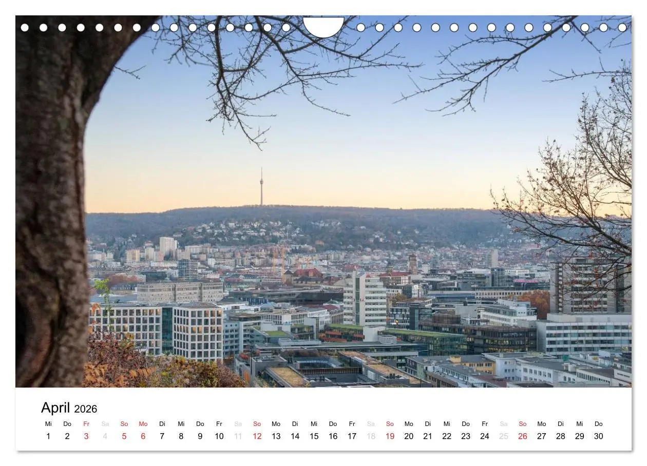 Bild: 9783457982556 | stadtansichten stuttgart (Wandkalender 2026 DIN A4 quer), CALVENDO...