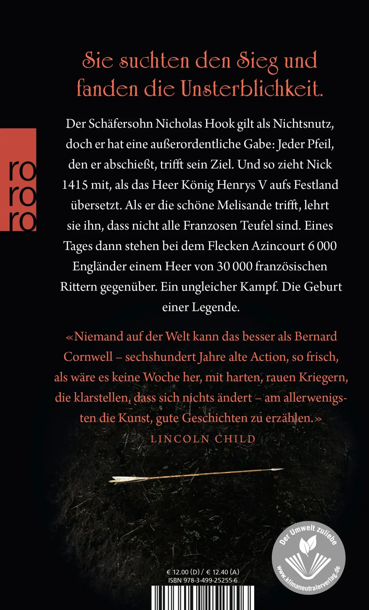 Rückseite: 9783499252556 | Das Zeichen des Sieges | Bernard Cornwell | Taschenbuch | 560 S.