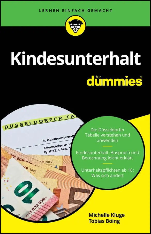Cover: 9783527722556 | Kindesunterhalt für Dummies | Michelle Kluge (u. a.) | Taschenbuch