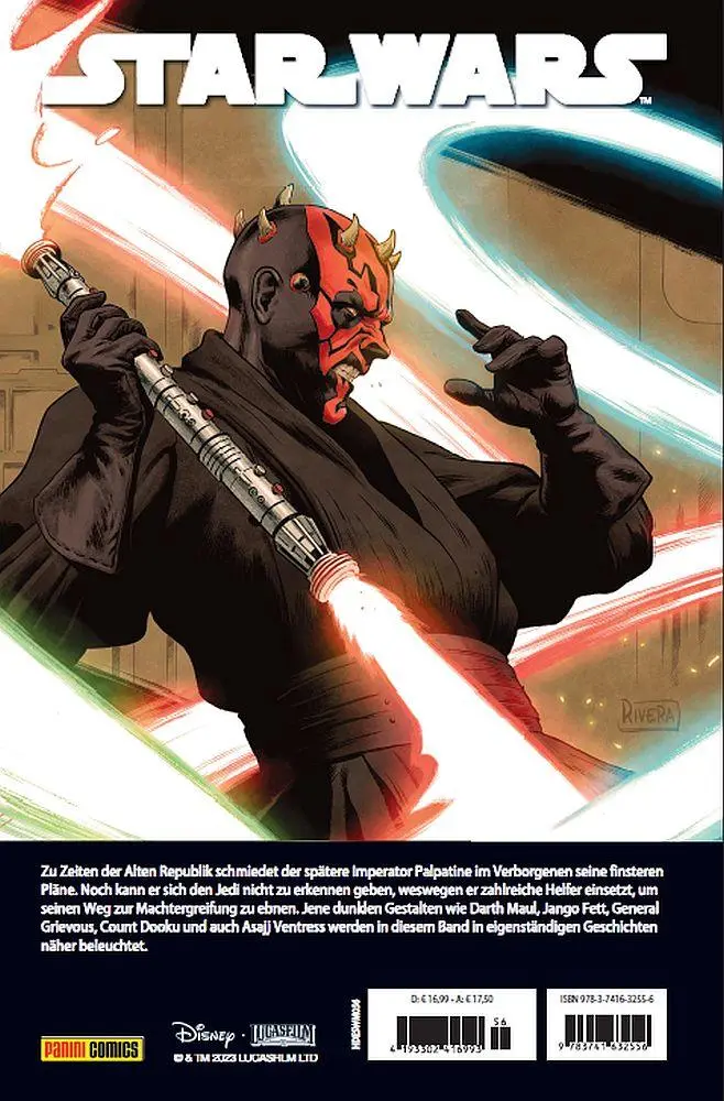 Rückseite: 9783741632556 | Star Wars Marvel Comics-Kollektion | Bd. 56: Age of Republic: Schurken