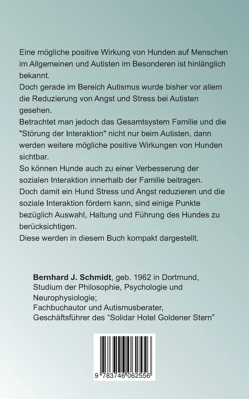 Rückseite: 9783746062556 | Praxis kompakt: Autismus und Hund | Bernhard J. Schmidt | Taschenbuch