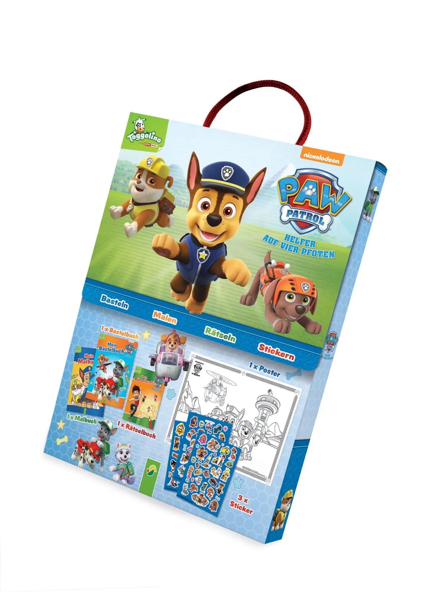 Bild: 9783849952556 | Paw Patrol Spaß-Set I Basteln - Rätseln - Stickern | Taschenbuch