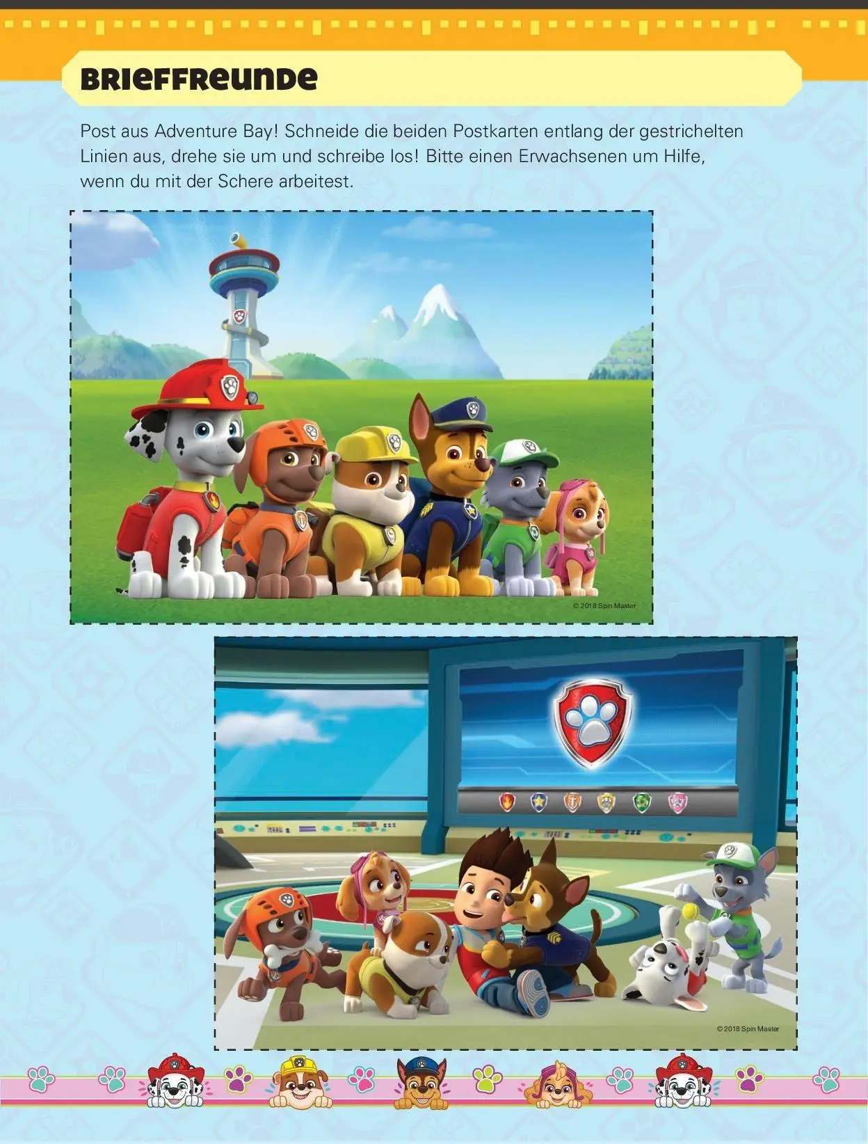 Bild: 9783849952556 | Paw Patrol Spaß-Set I Basteln - Rätseln - Stickern | Taschenbuch