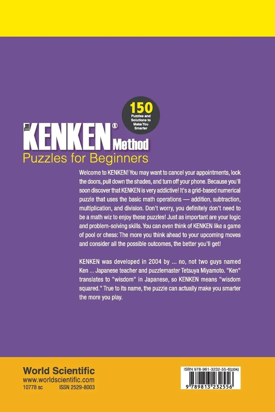 Rückseite: 9789813232556 | KENKEN METHOD - PUZZLES FOR BEGINNERS, THE | Fuhrer Robert | Buch