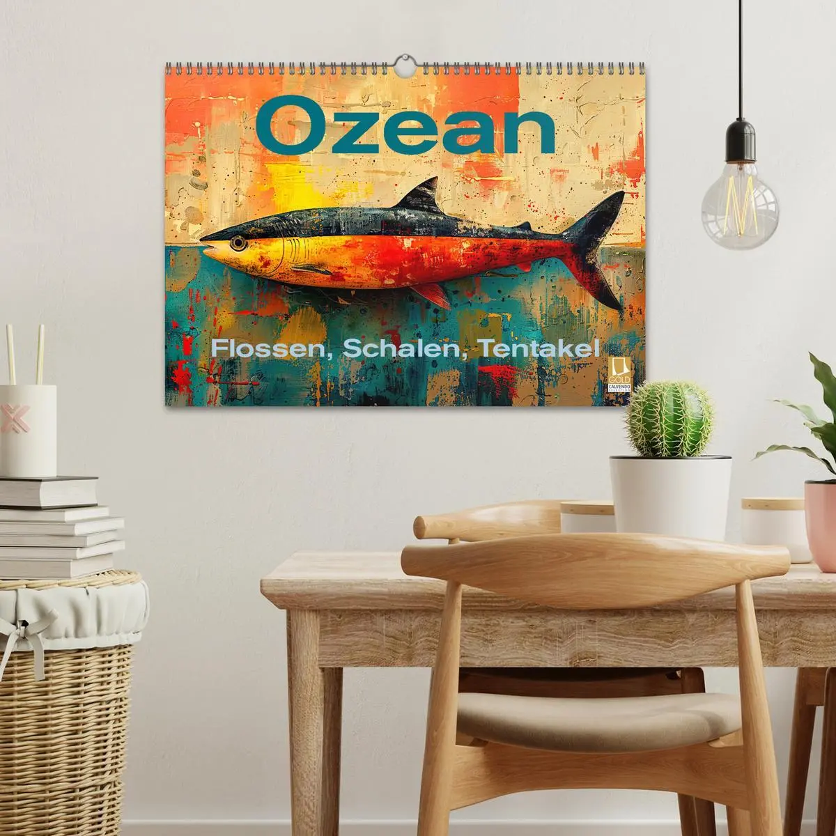 Bild: 9783457282656 | Ozean - Flossen, Schalen, Tentakel (Wandkalender 2026 DIN A3 quer),...