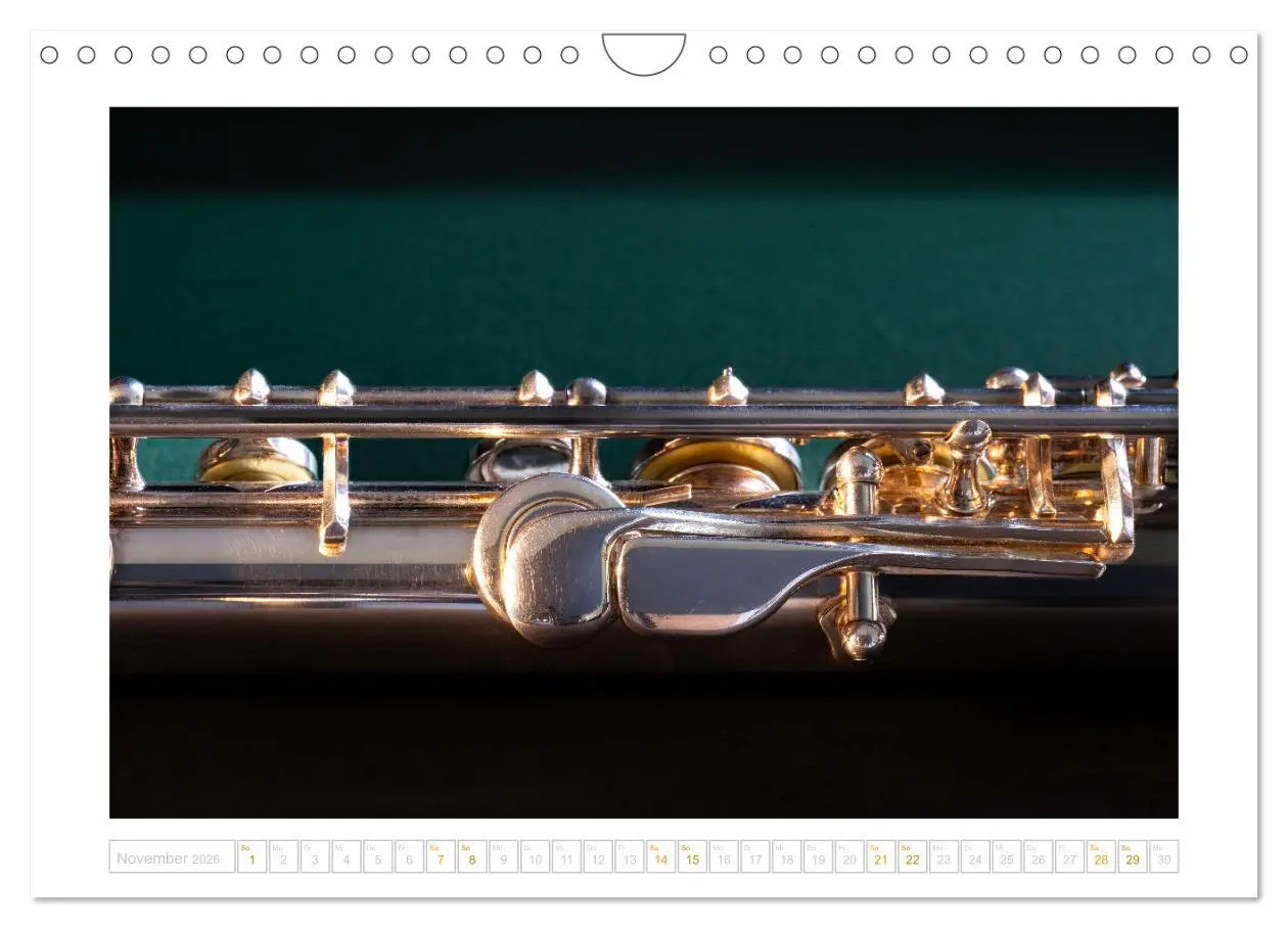 Bild: 9783457352656 | Die Querflöte, ein herrliches Instrument (Wandkalender 2026 DIN A4...
