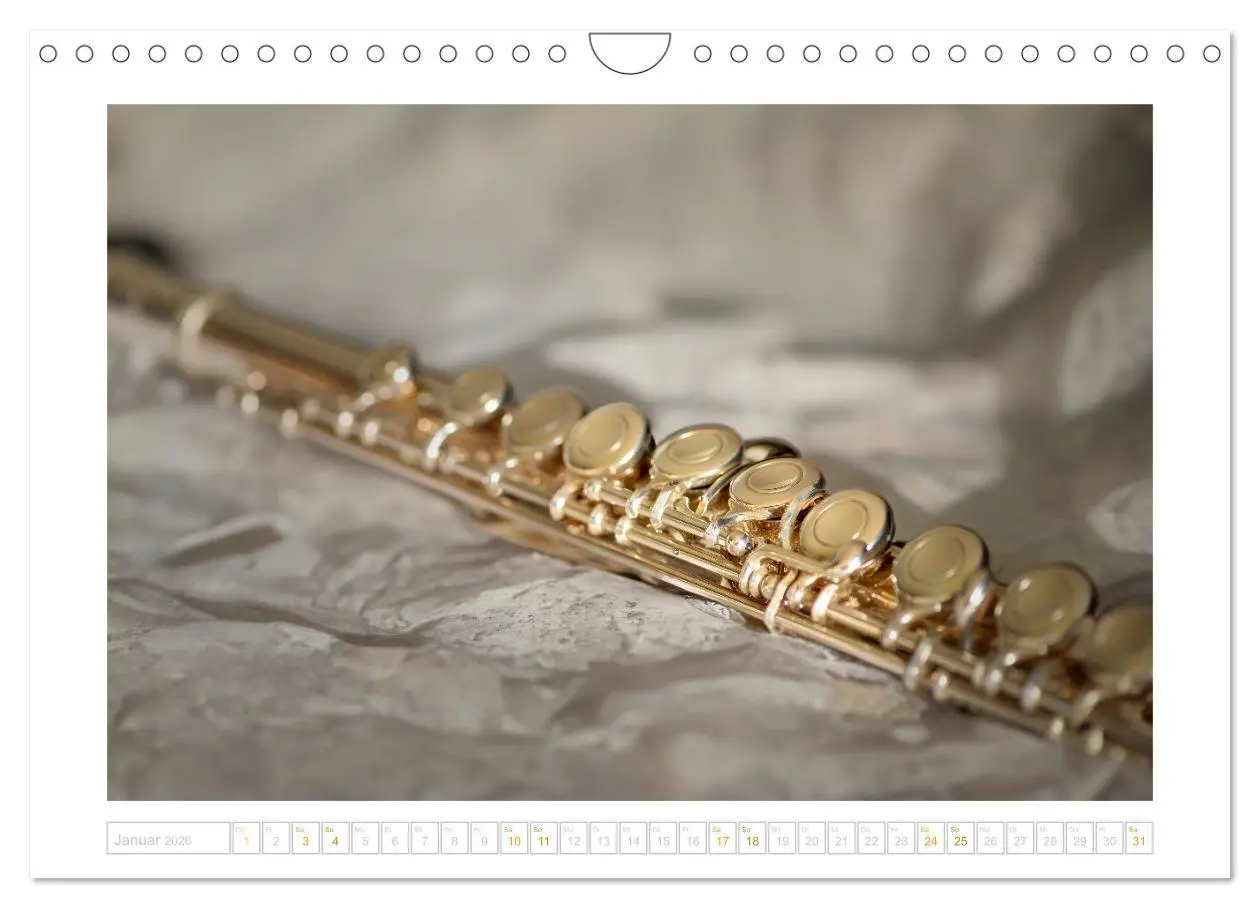 Bild: 9783457352656 | Die Querflöte, ein herrliches Instrument (Wandkalender 2026 DIN A4...