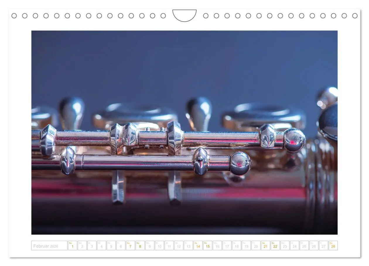 Bild: 9783457352656 | Die Querflöte, ein herrliches Instrument (Wandkalender 2026 DIN A4...
