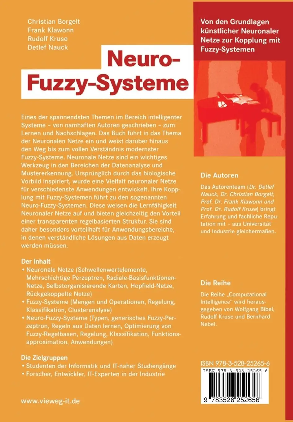 Rückseite: 9783528252656 | Neuro-Fuzzy-Systeme | Detlef Nauck (u. a.) | Taschenbuch | viii | 2003
