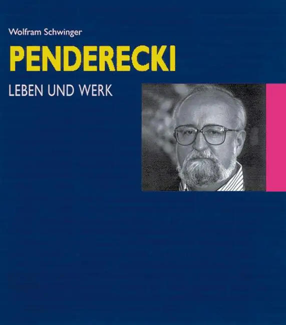 Cover: 9783795702656 | Krzysztof Penderecki | Wolfram/Penderecki, Krzysztof Schwinger | Buch