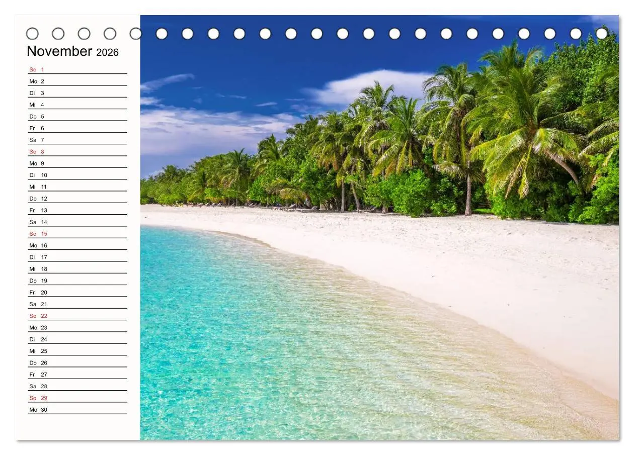 Bild: 9783457962756 | Paradiese. Karibik und Südsee über und unter Wasser (Tischkalender...