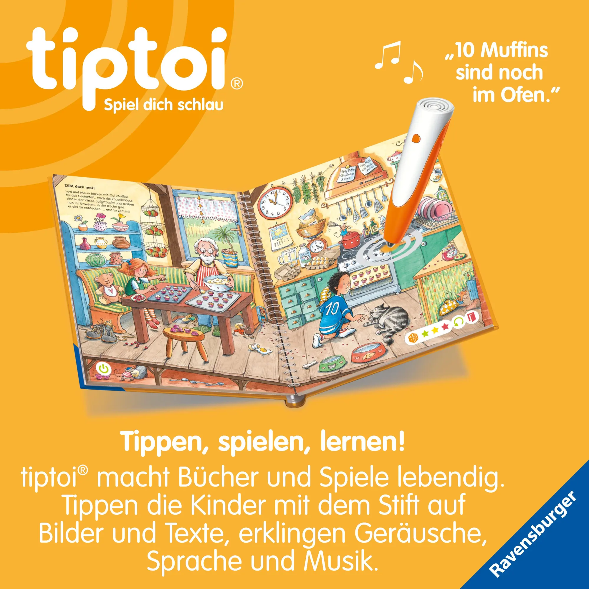 Bild: 9783473492756 | tiptoi® Meine Lern-Spiel-Welt - Zahlen und Mengen | Heike Tober | Buch