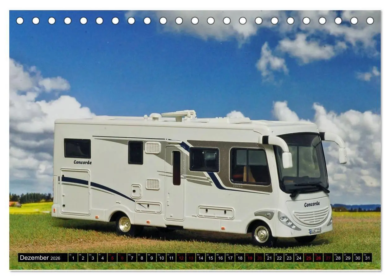 Bild: 9783516742756 | Miniaturwelten des Campings (Tischkalender 2026 DIN A5 quer),...