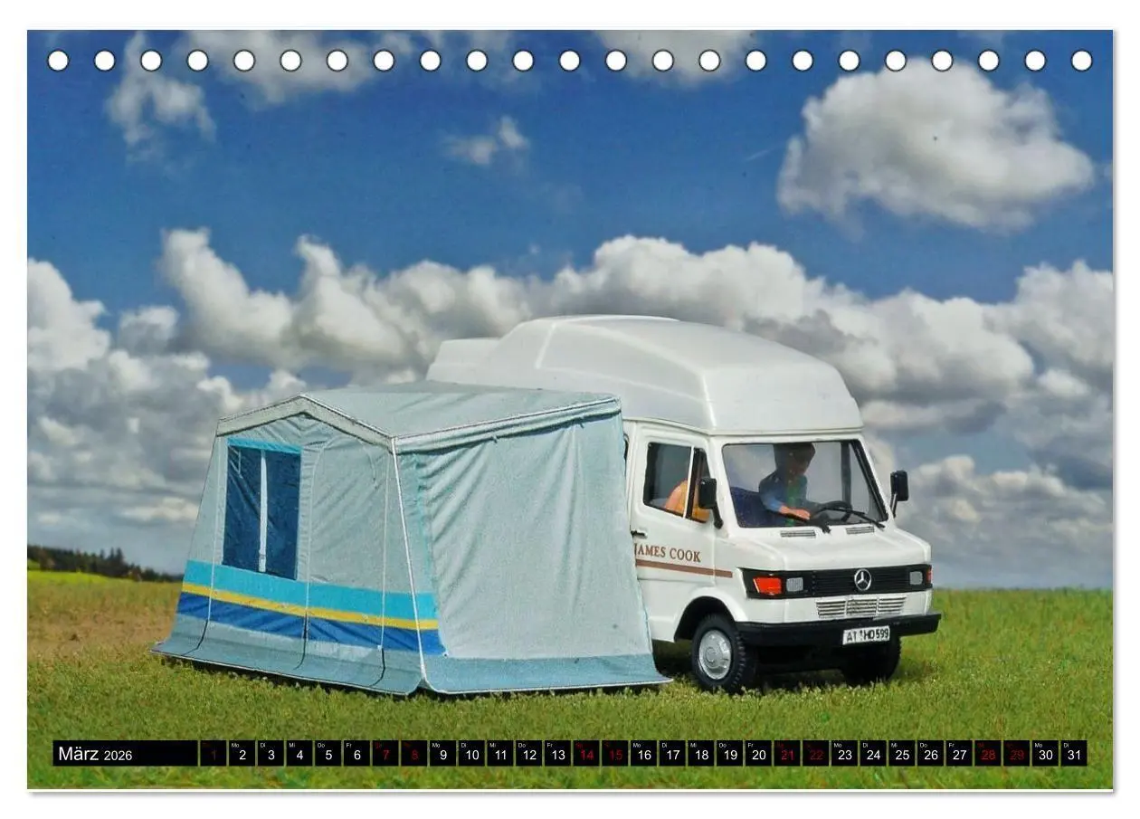 Bild: 9783516742756 | Miniaturwelten des Campings (Tischkalender 2026 DIN A5 quer),...