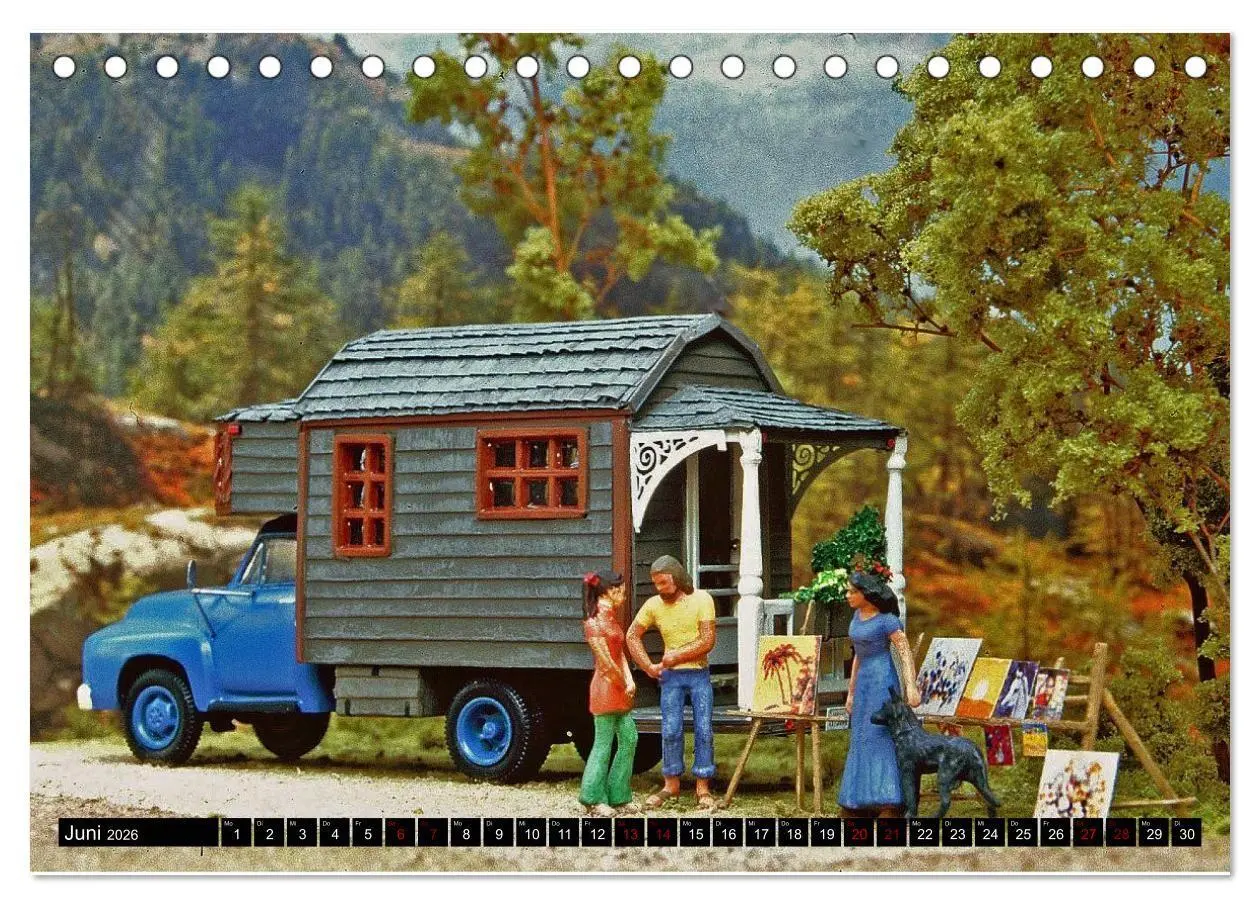 Bild: 9783516742756 | Miniaturwelten des Campings (Tischkalender 2026 DIN A5 quer),...