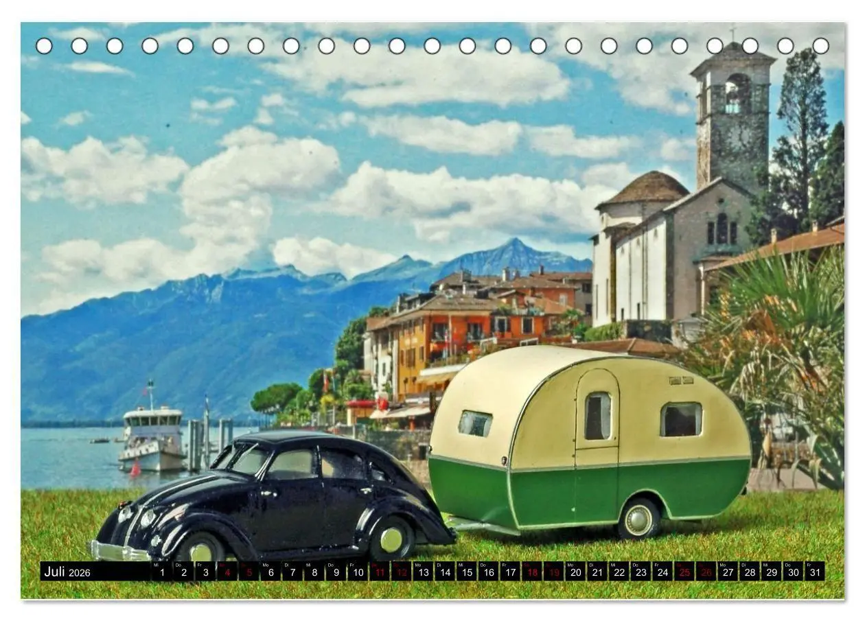 Bild: 9783516742756 | Miniaturwelten des Campings (Tischkalender 2026 DIN A5 quer),...