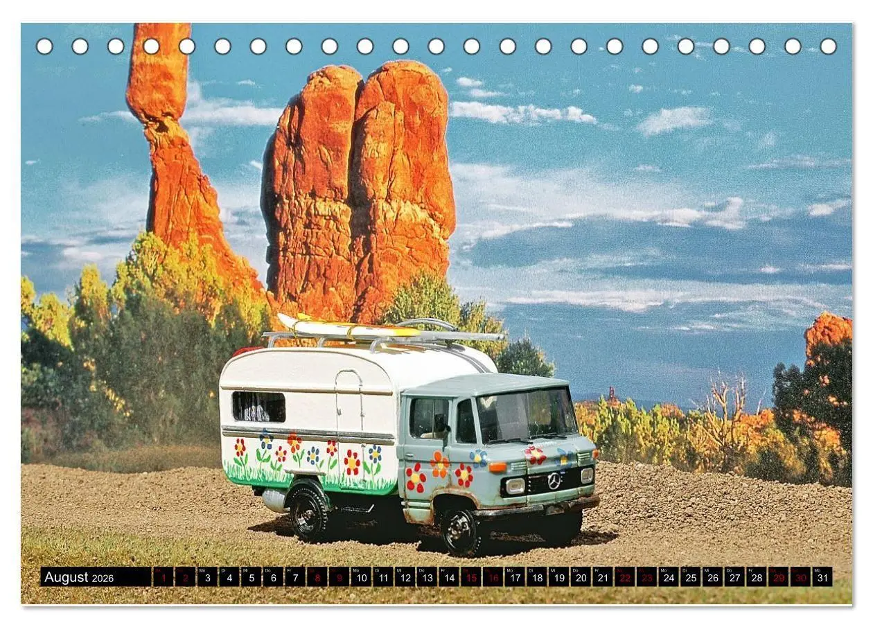 Bild: 9783516742756 | Miniaturwelten des Campings (Tischkalender 2026 DIN A5 quer),...