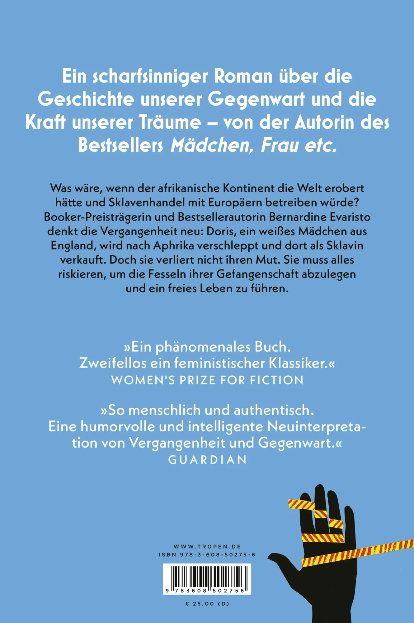 Rückseite: 9783608502756 | Blondes Herz | Roman | Bernardine Evaristo | Buch | 288 S. | Deutsch