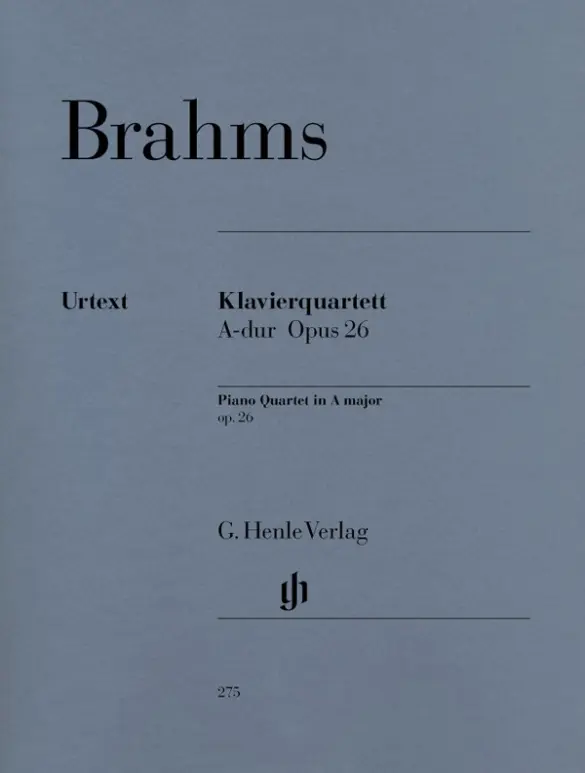 Cover: 9790201802756 | Piano Quartet In A Op.26 | Besetzung: Klavierquartette | Taschenbuch