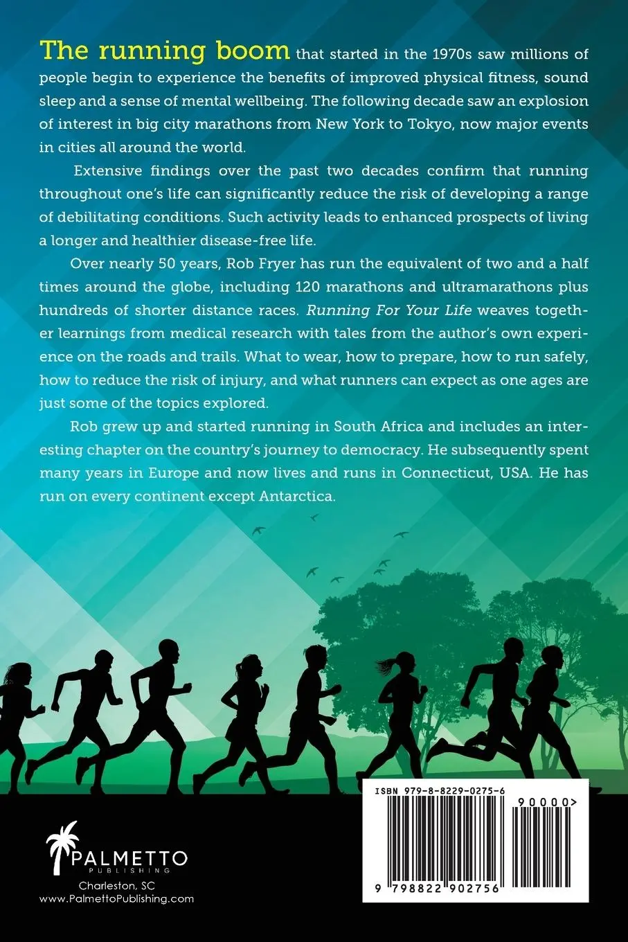 Rückseite: 9798822902756 | Running For Your Life | Rob Fryer | Taschenbuch | Englisch | 2023