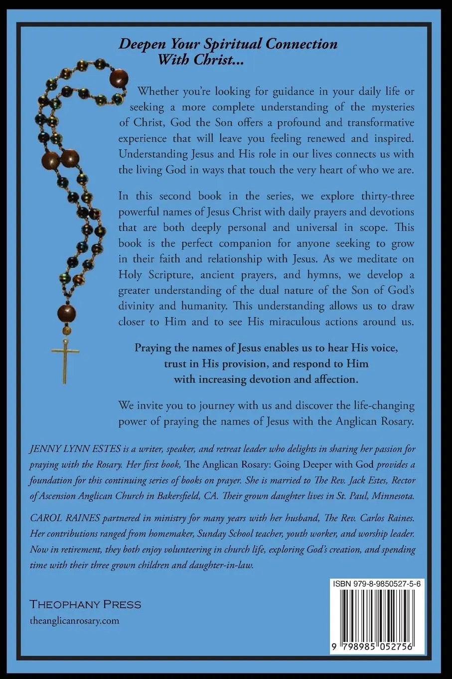 Rückseite: 9798985052756 | The Anglican Rosary | Jenny Lynn Estes (u. a.) | Taschenbuch | 2023