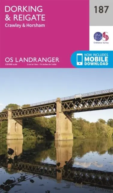 Cover: 9780319262856 | Dorking, Reigate &amp; Crawley | Ordnance Survey | (Land-)Karte | Englisch