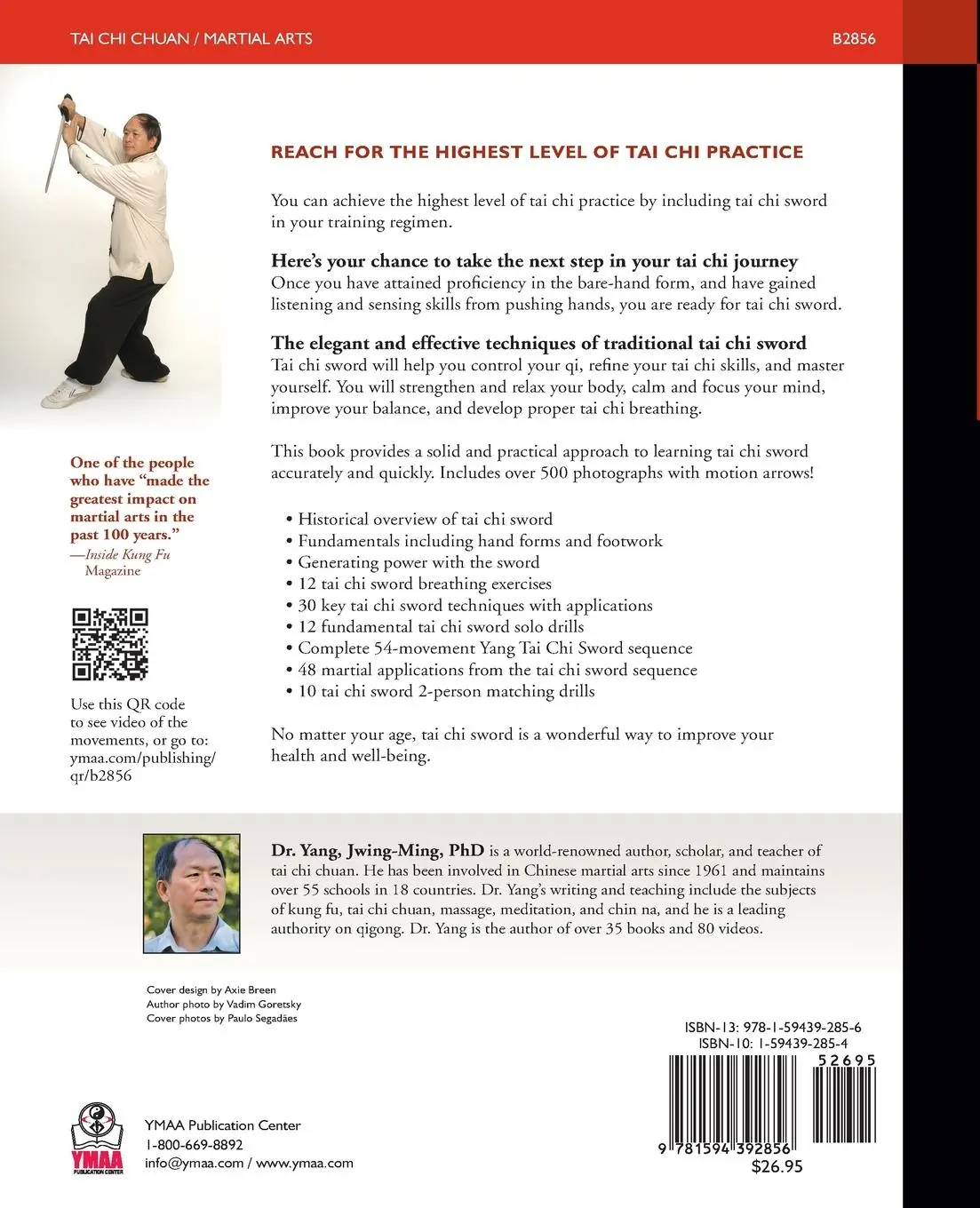 Rückseite: 9781594392856 | Tai CHI Sword Classical Yang Style | Jwing-Ming Yang | Taschenbuch