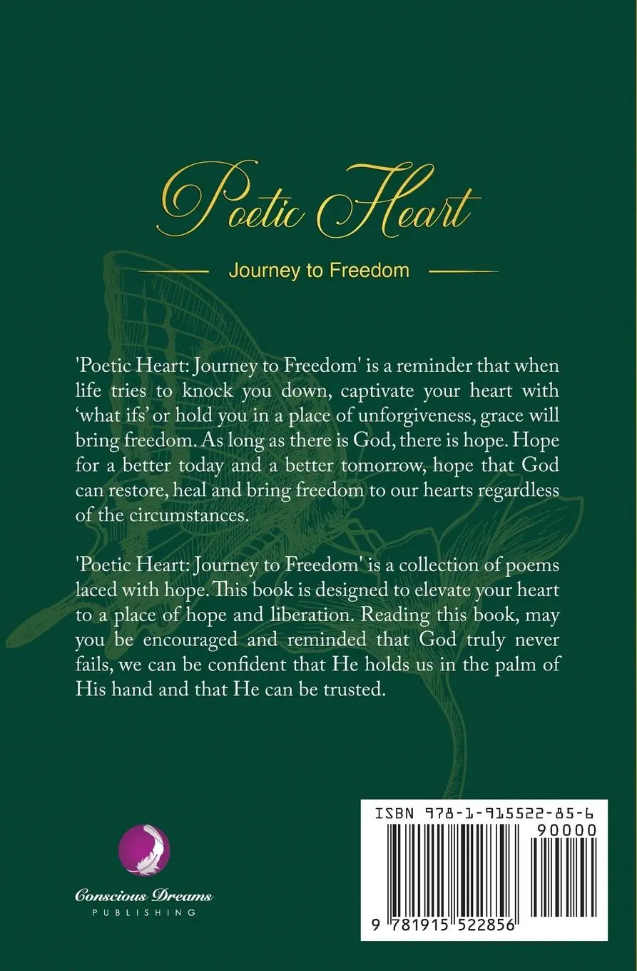 Rückseite: 9781915522856 | Poetic Heart | Journey to Freedom | Janet Edwards | Taschenbuch | 2025