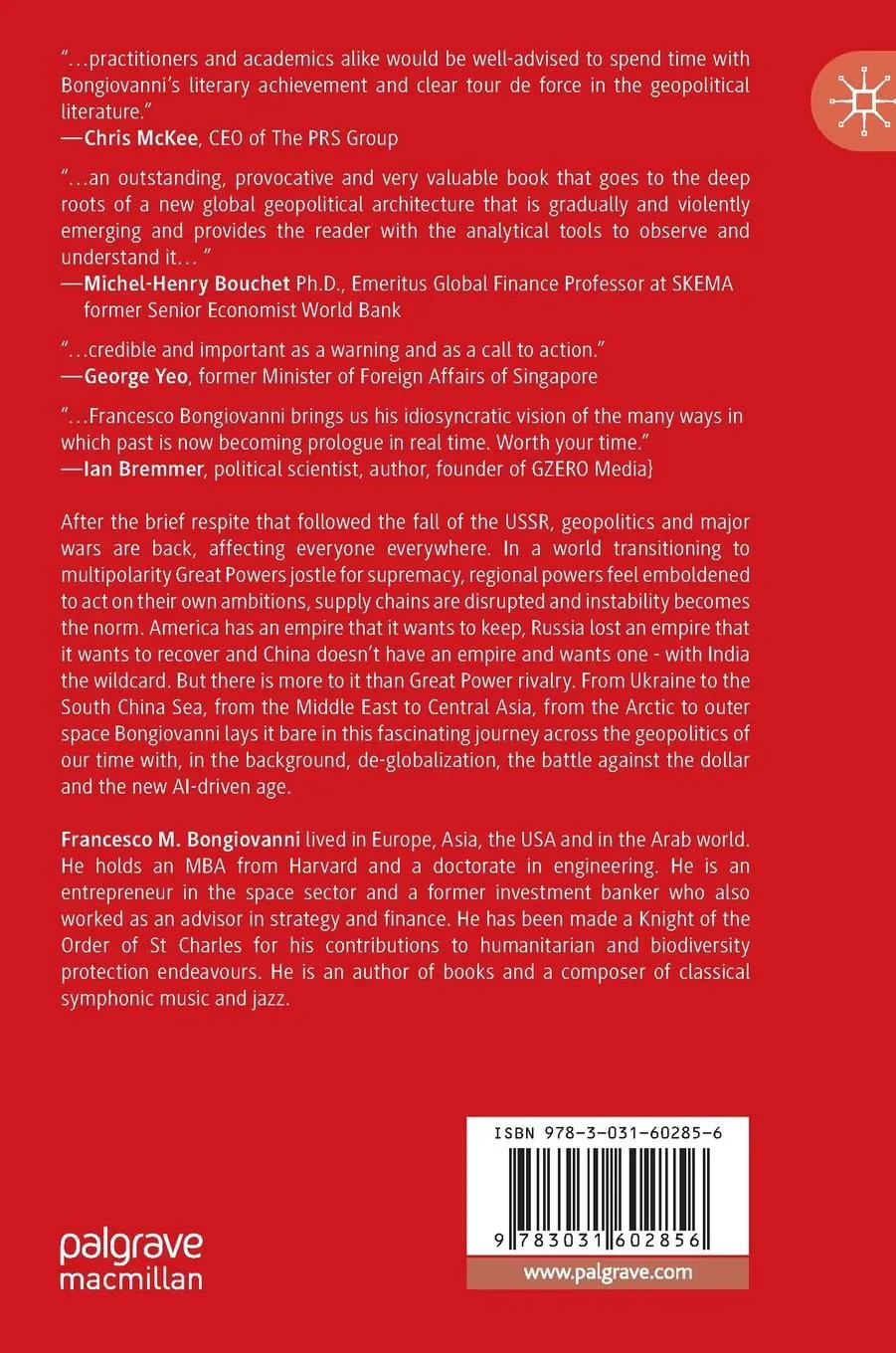 Rückseite: 9783031602856 | The Return of Geopolitics and Imperial Conflict | Bongiovanni | Buch