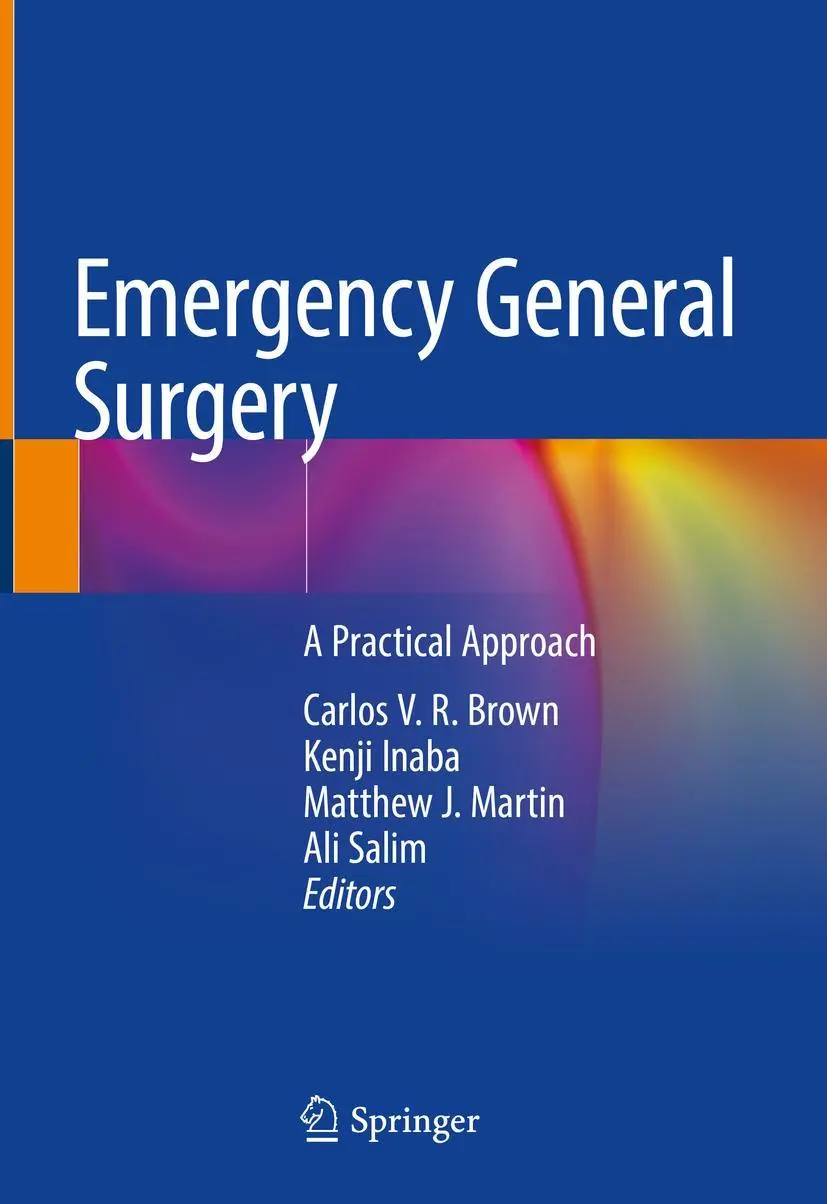 Cover: 9783319962856 | Emergency General Surgery | A Practical Approach | Brown (u. a.) | xvi