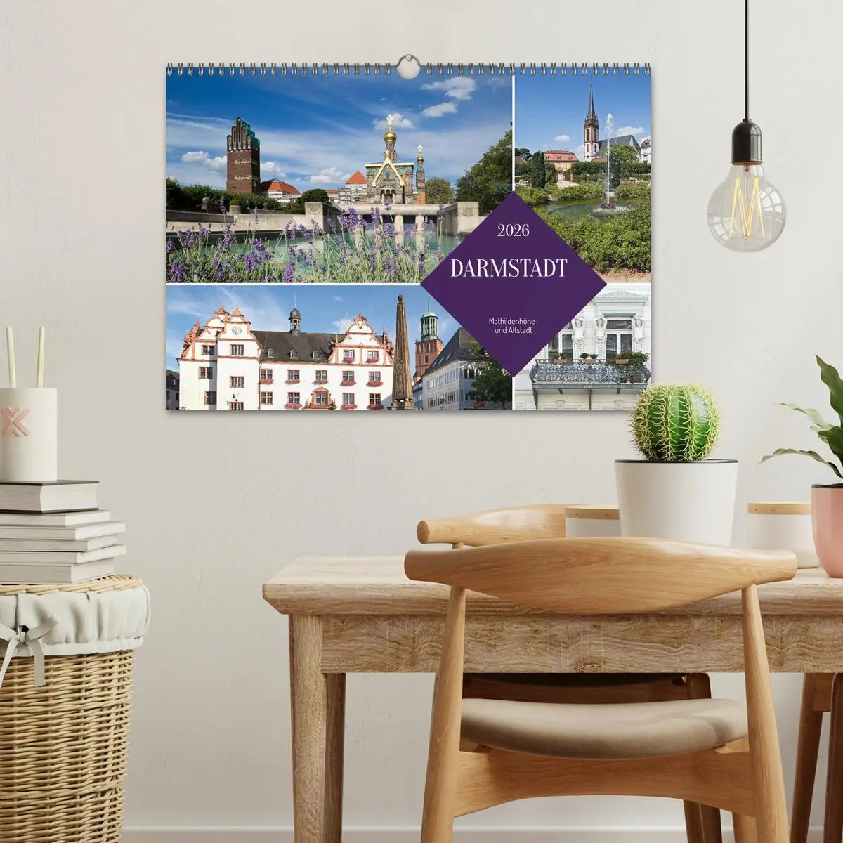 Bild: 9783457572856 | Darmstadt - Mathildenhöhe und Altstadt (Wandkalender 2026 DIN A3...