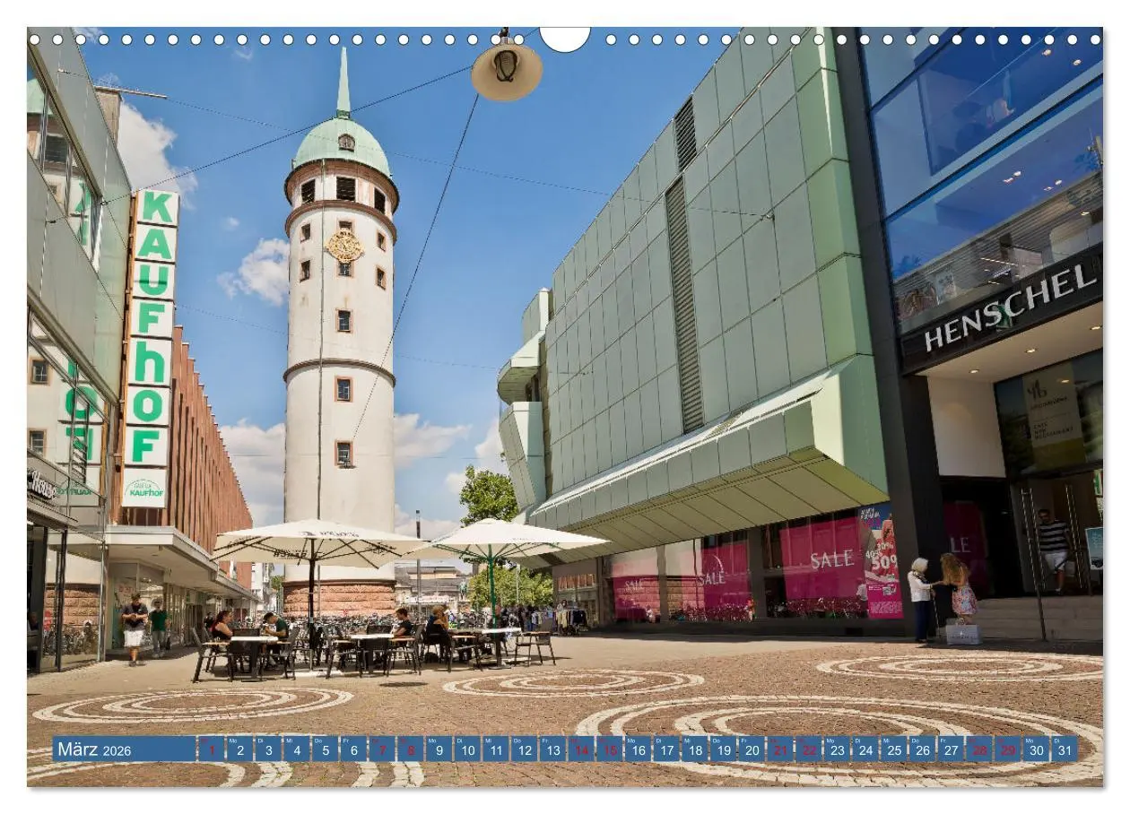 Bild: 9783457572856 | Darmstadt - Mathildenhöhe und Altstadt (Wandkalender 2026 DIN A3...