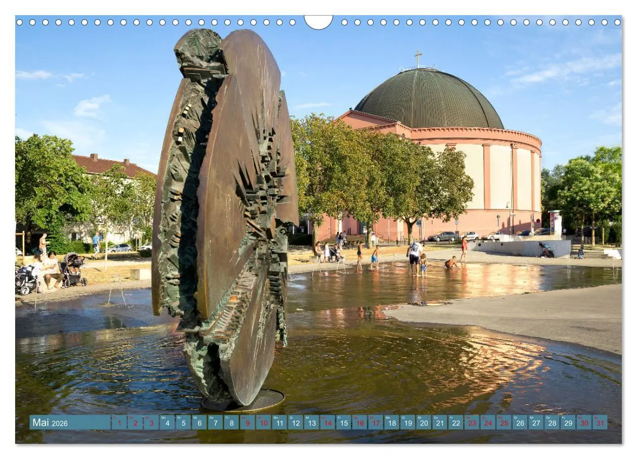 Bild: 9783457572856 | Darmstadt - Mathildenhöhe und Altstadt (Wandkalender 2026 DIN A3...
