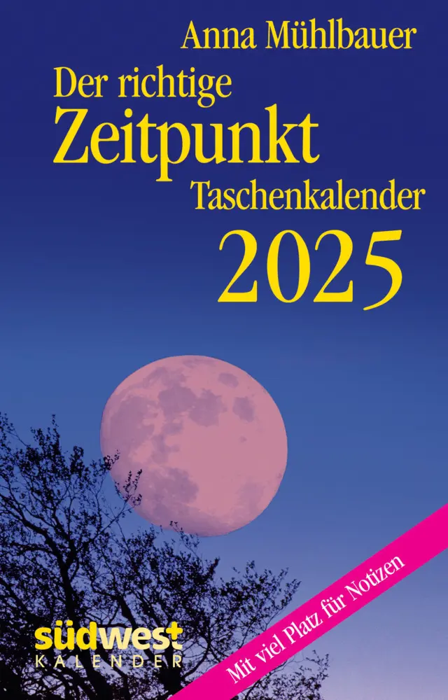 Cover: 9783517102856 | Der richtige Zeitpunkt 2025 - Taschenkalender im praktischen Format...