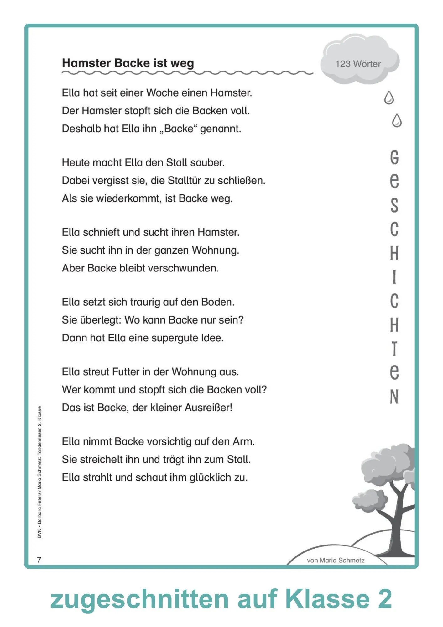 Bild: 9783965202856 | Tandemlesen 2. Klasse | 20 Minuten Lesezeit | Barbara Peters (u. a.)