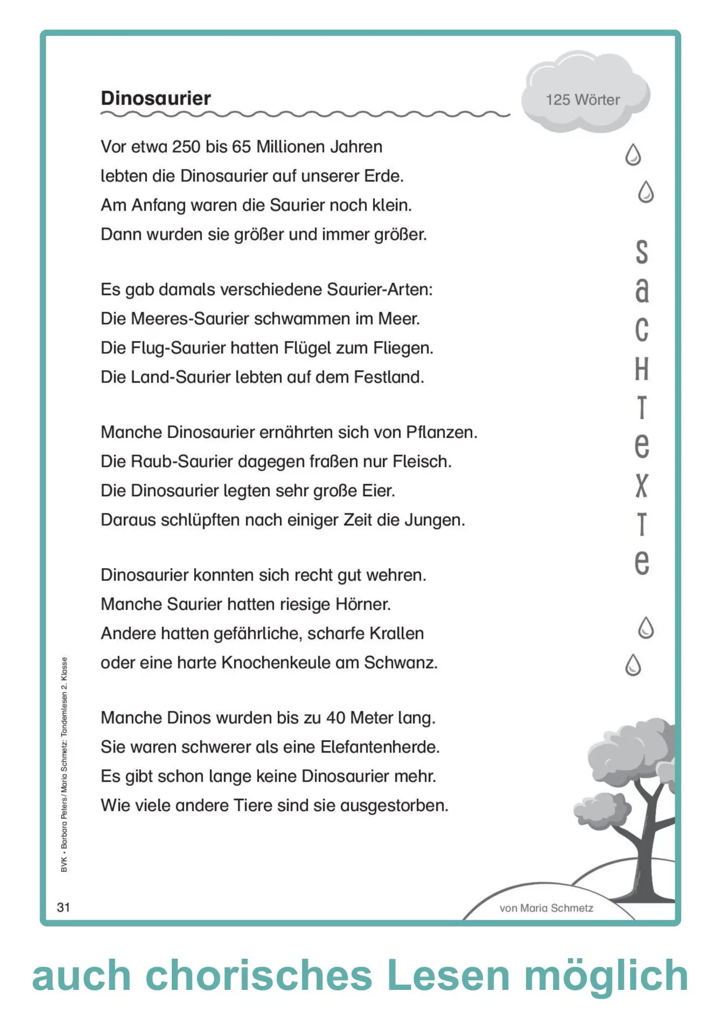 Bild: 9783965202856 | Tandemlesen 2. Klasse | 20 Minuten Lesezeit | Barbara Peters (u. a.)