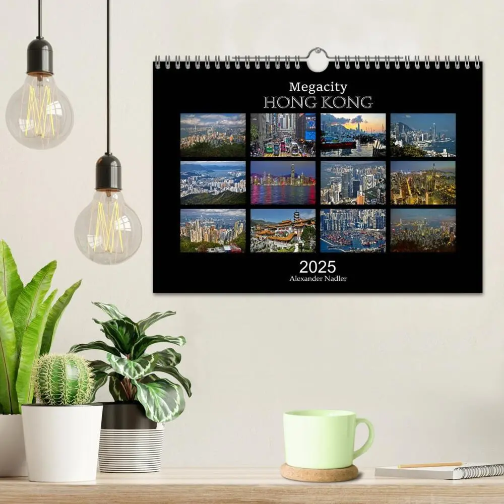 Bild: 9783435162956 | Megacity Hong Kong (Wandkalender 2025 DIN A4 quer), CALVENDO...