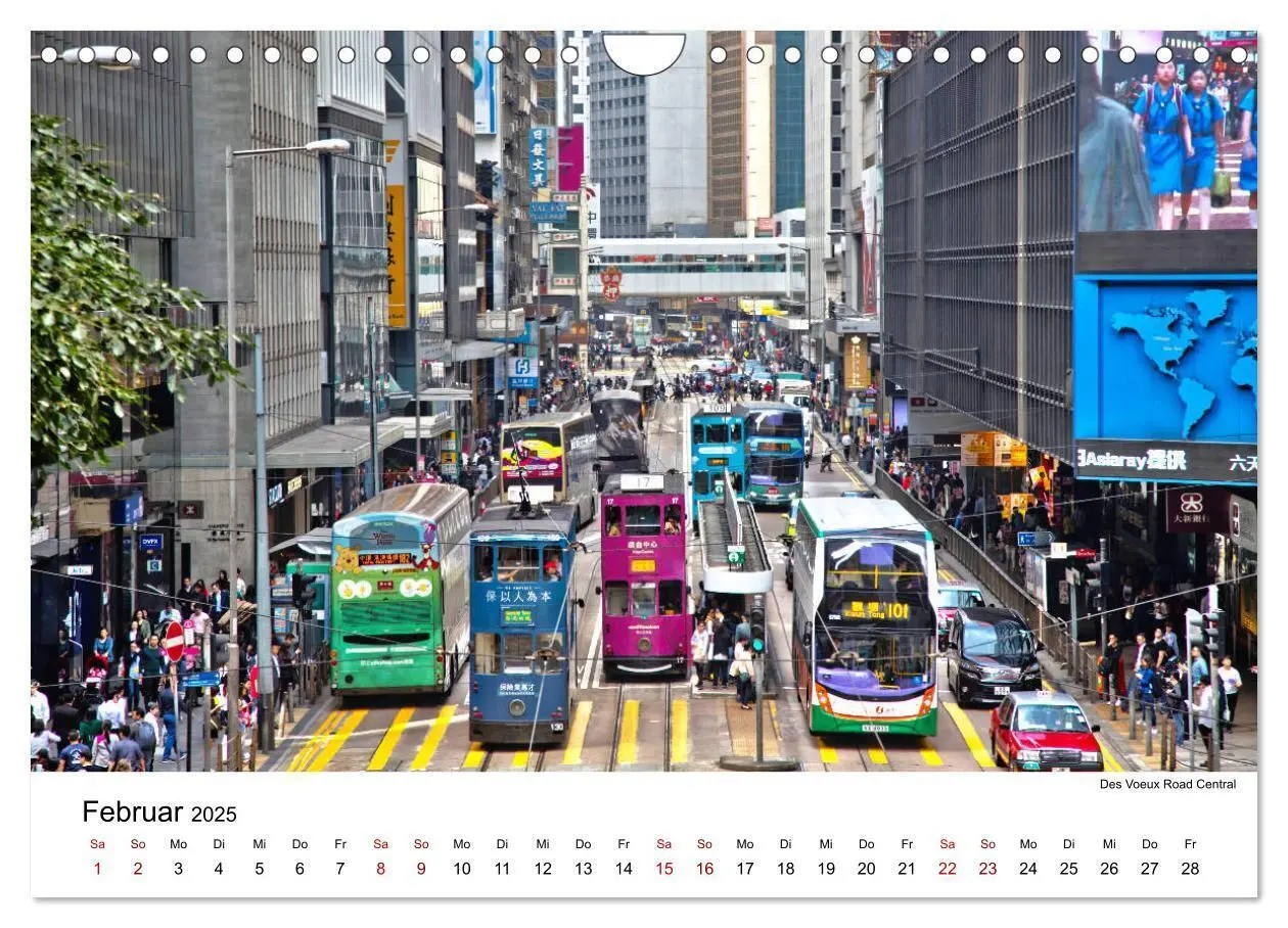 Bild: 9783435162956 | Megacity Hong Kong (Wandkalender 2025 DIN A4 quer), CALVENDO...