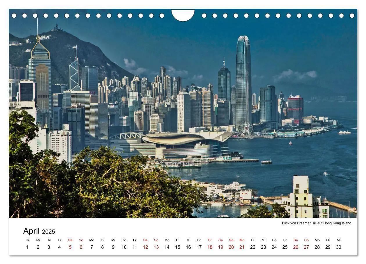 Bild: 9783435162956 | Megacity Hong Kong (Wandkalender 2025 DIN A4 quer), CALVENDO...