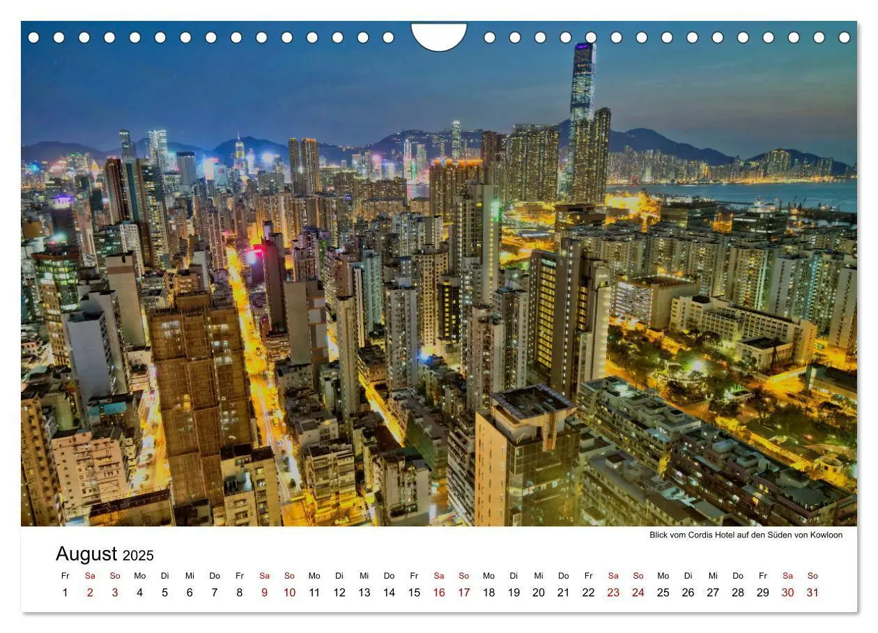 Bild: 9783435162956 | Megacity Hong Kong (Wandkalender 2025 DIN A4 quer), CALVENDO...