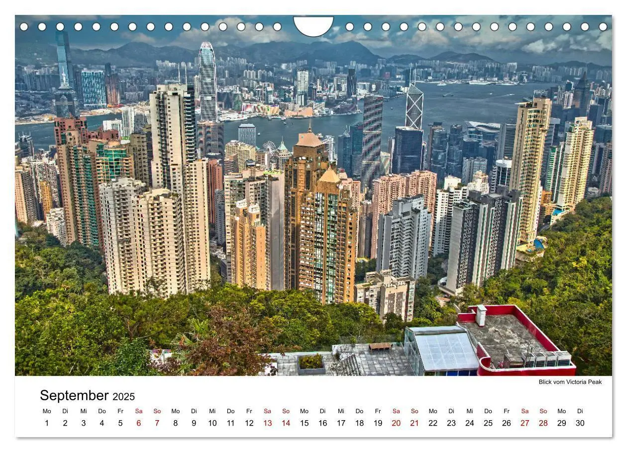 Bild: 9783435162956 | Megacity Hong Kong (Wandkalender 2025 DIN A4 quer), CALVENDO...