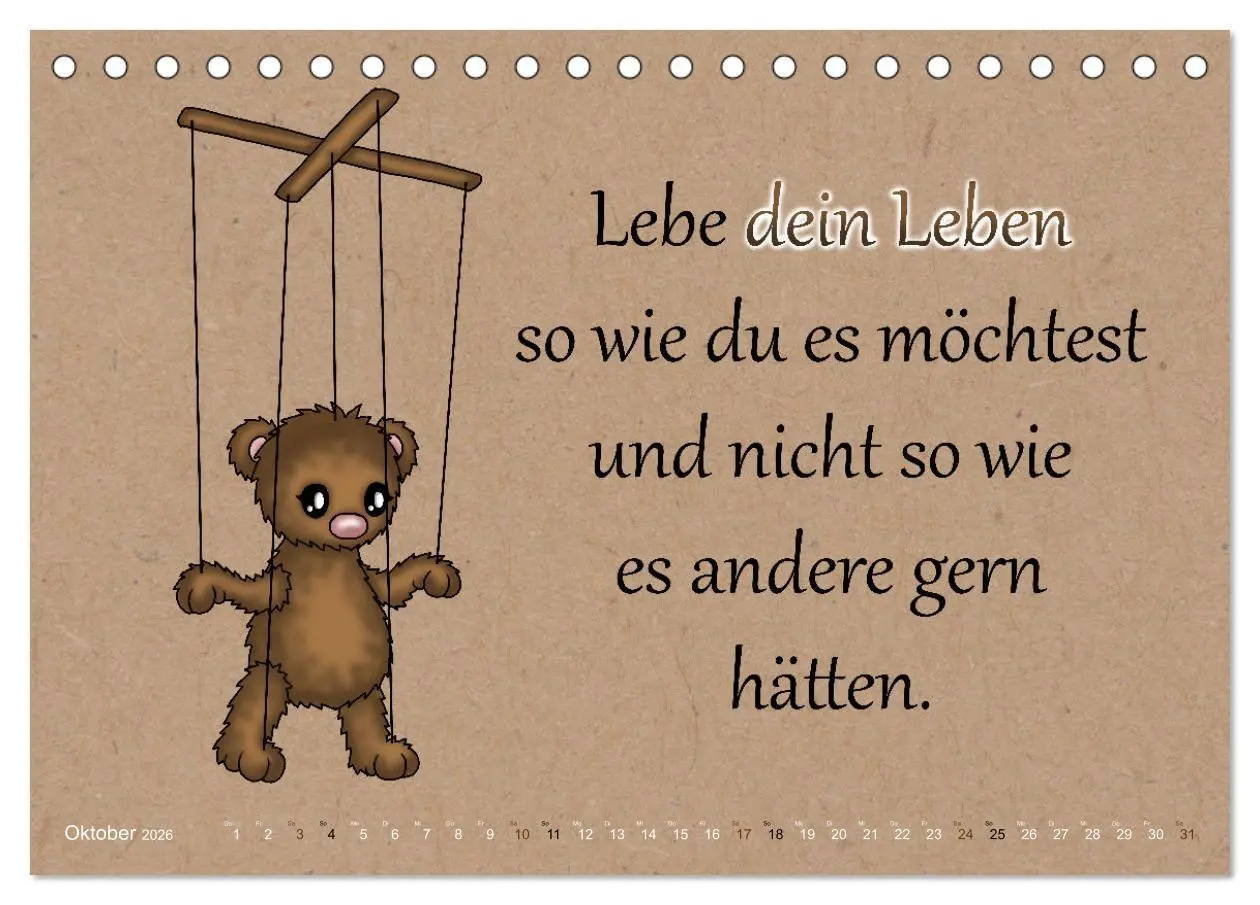 Bild: 9783457632956 | Motiviert durchs Leben (Tischkalender 2026 DIN A5 quer), CALVENDO...