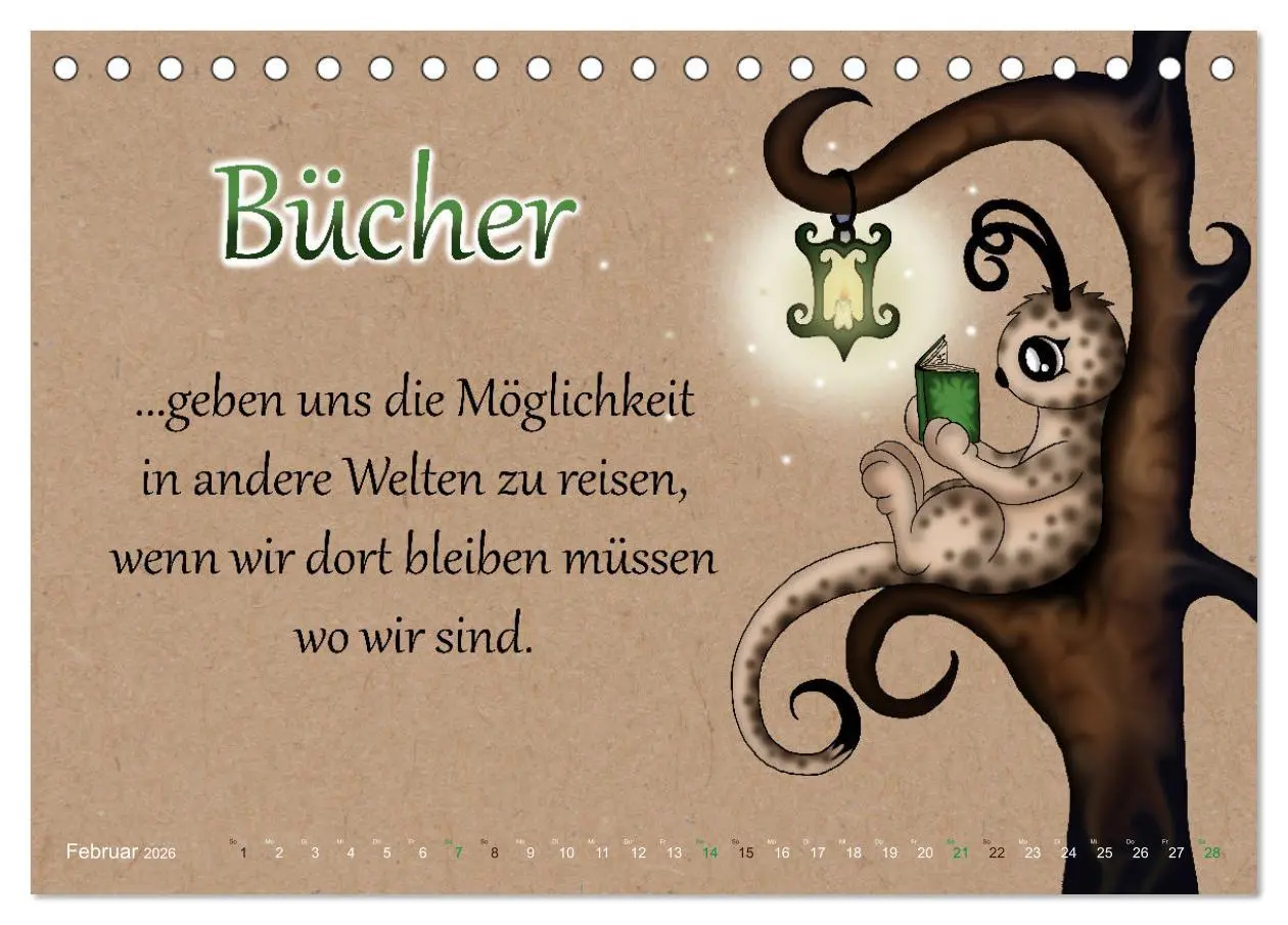 Bild: 9783457632956 | Motiviert durchs Leben (Tischkalender 2026 DIN A5 quer), CALVENDO...