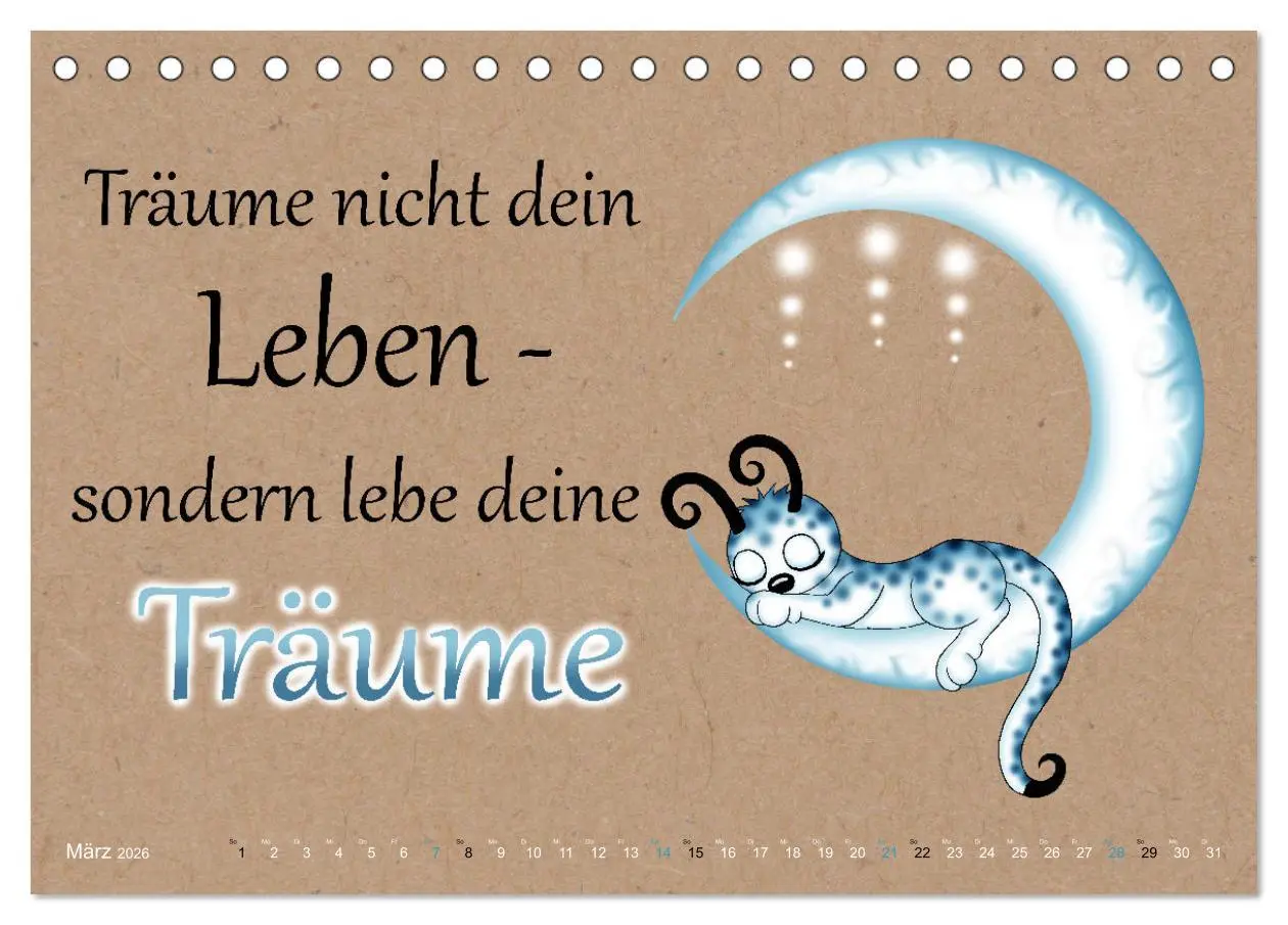 Bild: 9783457632956 | Motiviert durchs Leben (Tischkalender 2026 DIN A5 quer), CALVENDO...