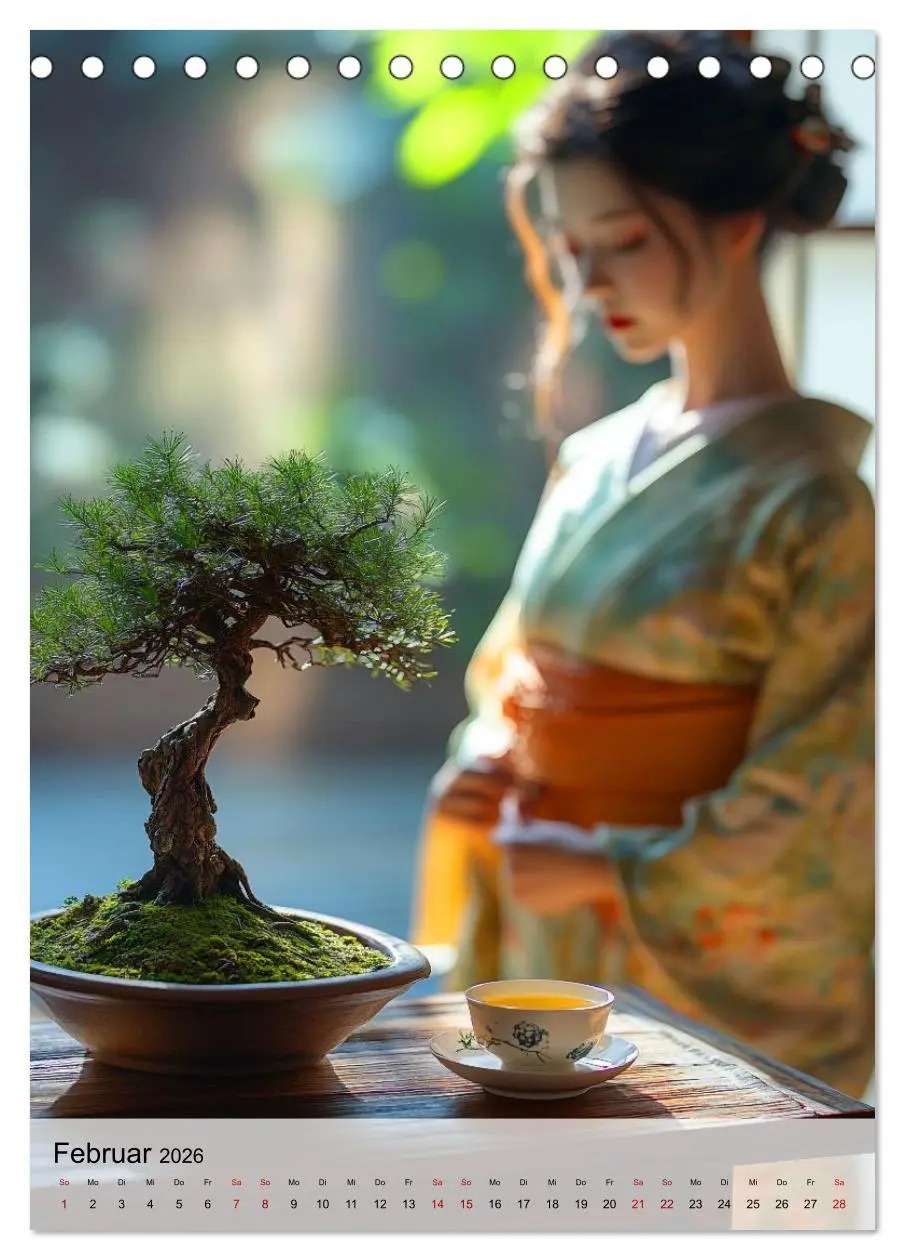 Bild: 9783457942956 | Die stille Kraft des Bonsai (Tischkalender 2026 DIN A5 hoch),...