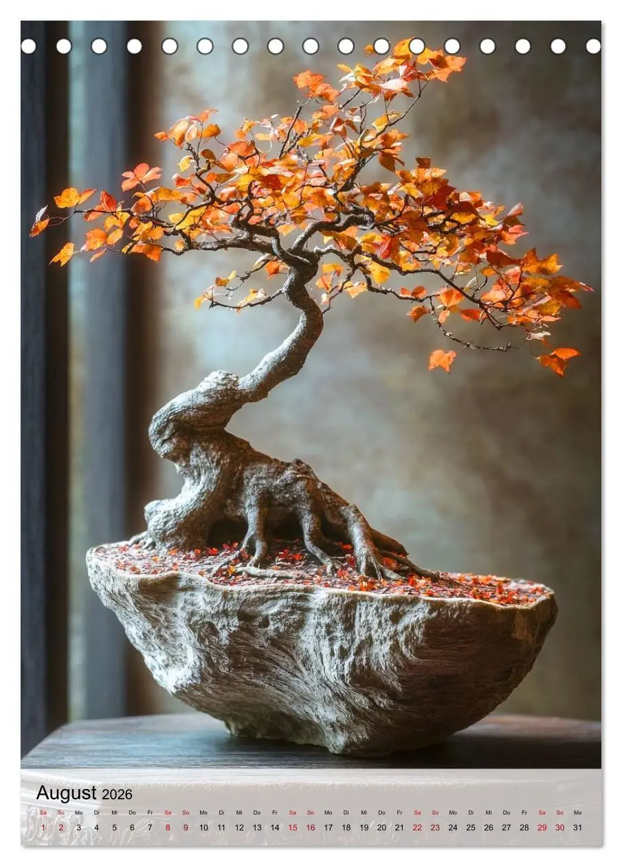 Bild: 9783457942956 | Die stille Kraft des Bonsai (Tischkalender 2026 DIN A5 hoch),...